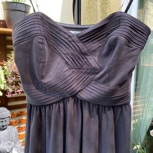 Brand New! Strapless Grey/Plum Dress!